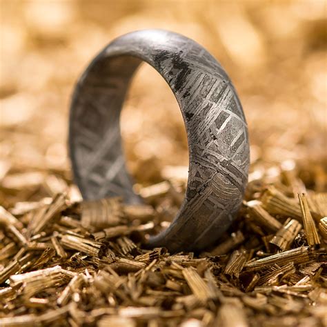 solid meteorite ring